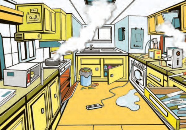 رعایت بهداشت آشپزخانه-وب سایت دکتر زکوی